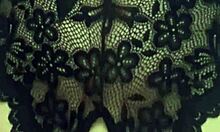 filipina babe in costume fingers her horny pussy teasing solo style