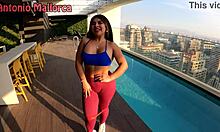 chilean fitness babe screams in painful first anal
