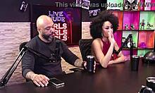 qween and iron biker share wild sensual cast highlights on sheer red