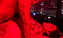 Hey dude, that hot tat girl's getting roughly fucked in the redroom, right?