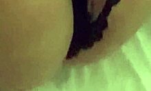 filipina babe in costume fingers her horny pussy teasing solo style