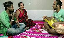 Desi wife shared for wild anal threesome with ex-husband now!