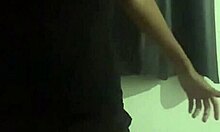 married latina bride dances sexy funk shaking ass for her cuckold husband's ebony friend