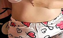 Why's this latina chica heating up watching porn solo now?