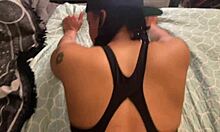 curvy girlfriend grinds back until she shivers in pleasure