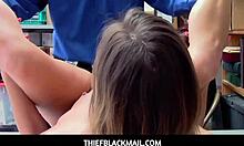 sexy asian teen christy love caught stealing gets fucked doggystyle by shop guard