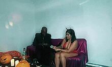 halloween leak: wife's natural pussy GAPED and filled raw