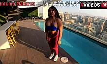 chilean fitness babe screams in painful first anal