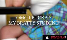 bratty student coco lovelock rides teacher monster cock deepthroat cowgirl classroom lesson!
