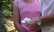 Hunt4k Teen Trades Lost Wallet for Cash Anal Pounding