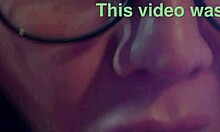 Dissolute milf deepthroats husband's monster cock gagging sloppy before cum swallowing facial