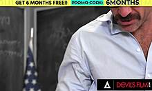 bratty student coco lovelock rides teacher monster cock deepthroat cowgirl classroom lesson!