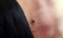 Mature girlfriend delivers deepthroat blowjob swallowing every drop of cum