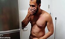 stepson stuffs cock in stepmom's kitchen tight pussy surprise