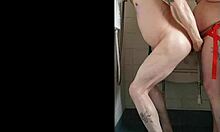 pegging boyfriend's ass to mouth in kitchen cornfield bathroom like a public slut