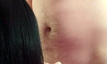 Mature girlfriend delivers deepthroat blowjob swallowing every drop of cum