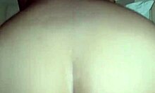 Roommate pumps cum deep in my tight huge ass pussy after panty fetish ride