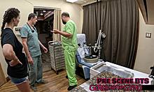 Nurse Bunny's Physical Turns into Latex Tease and Gaping Play