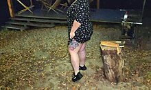 FAT GIRL OBEYS on swings VILLAGE FUCK MOUTH HUGE ASS CUM BIG TITS