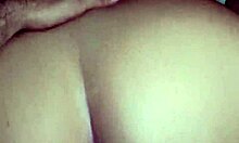 Roommate pumps cum deep in my tight huge ass pussy after panty fetish ride