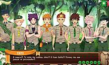 Game buddies chat casually at camp before sunset in russian voiceover trailer episode 70