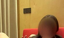 petite asian couple tests toys riding cock till shaved pussy creampies hard