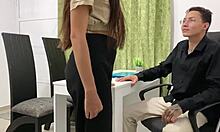 hey boss, i bent over desk for your big cock creampie to get hired... wet pussy missionary too