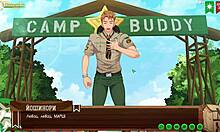 Game buddies chat casually at camp before sunset in russian voiceover trailer episode 70