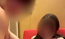 petite asian couple tests toys riding cock till shaved pussy creampies hard
