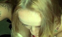 petite latina's natural tits shine in deepthroat pov casting blowjob