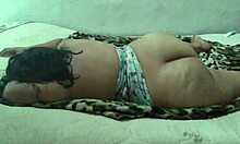 bbw wife lies nude for husband's creamy anal massage porn shoot part one