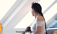 daddy4k guy ignores laptop as girlfriend rides old daddy's cock