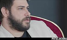 blonde paola's heart races bbc pounds her as hubby watches