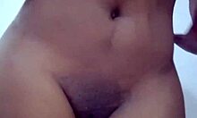 Fat ebony bbw babe masturbates wet pussy clit solo teasing big black cock fantasy stepbrother