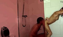 innocent shower fun hides her bent over doggystyle wet blowjob cravings
