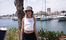 I scout slim teen Megan Love for her squirting casting fuck!