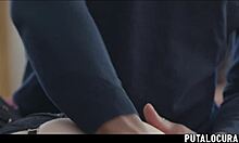 blonde paola's heart races bbc pounds her as hubby watches