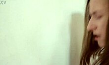 Teen Works Massive Load from Gaping Holes After Rough Pounding