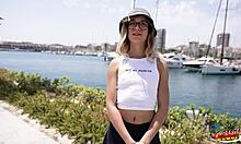 I scout slim teen Megan Love for her squirting casting fuck!