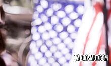 whitney wright hosts stepfamily gangbang fingering and deepthroat at july 4th barbecue