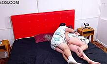 sharing bed with stepmom turns into rough taboo fat ass pounding pleasure