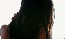 Sophie Limma's Perfect Ass and Natural Tits Tease in Hot Czech Solo