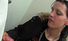 adorable czech cutie TEASED in supermarket then RIPPED clothes for POV shag