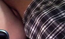 Stepsis gets dripping wet watching porn with bro pulls out his bbc fucks her missionary creampies tight pussy