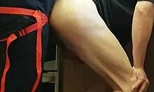 Pegging Boyfriend's Ass from Kitchen to Public Fields and Bathroom A2M