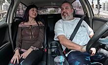 Who's ready for this juicy teen anal creampie ride in the car? Nyx Luar