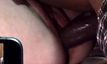 Stepsis gets dripping wet watching porn with bro pulls out his bbc fucks her missionary creampies tight pussy