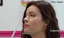 lexi luna gives dharma jones a breast exam that turns into squirting scissoring orgasm