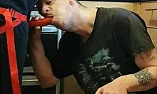 Pegging Boyfriend's Ass from Kitchen to Public Fields and Bathroom A2M