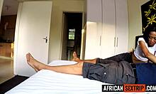 you like drilling this skinny ebony milf deep from behind tourist